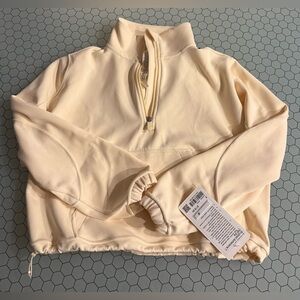 Lululemon Buttercream Brushed Softstreme Half Zip